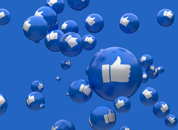 facebook reactions emoji 3d render