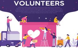 volunteering illustration media